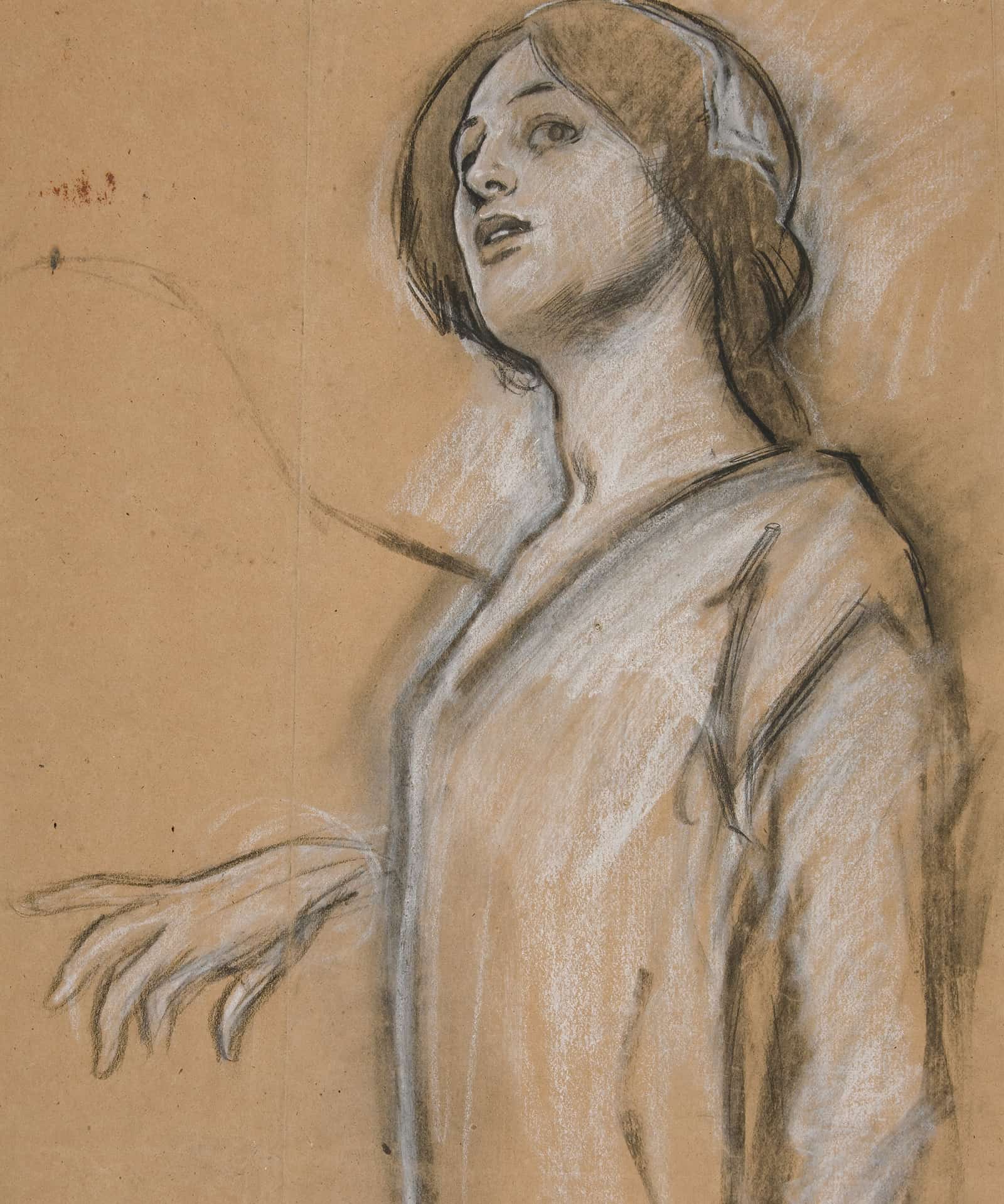 Study For Isabella The Catholic Oil Painting by Edwin Austin Abbey