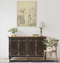 Study For Linspiration Chretienne   by Pierre Puvis De Chavannes