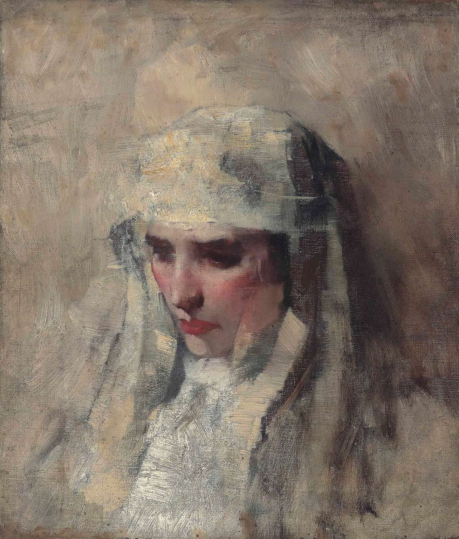 Study For Madonna And Child by James Jebusa Shannon