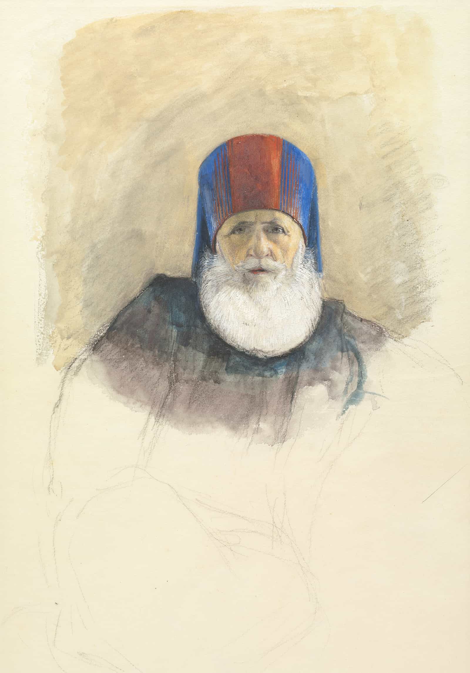 Study For Mehmet Ali Pasha by John Frederick Lewis