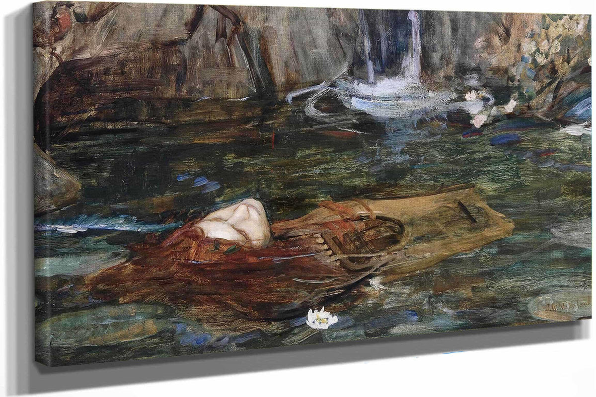 Study For Nymphs Finding The Head Of Orpheus by John William Waterhouse