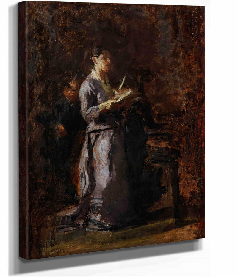 Study For Pathetic Song by Thomas Eakins