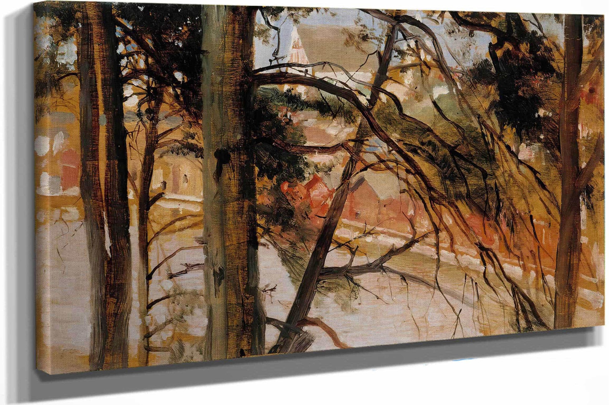 Study For Porvoo From Nasinmaki Hill By Albert Edelfelt