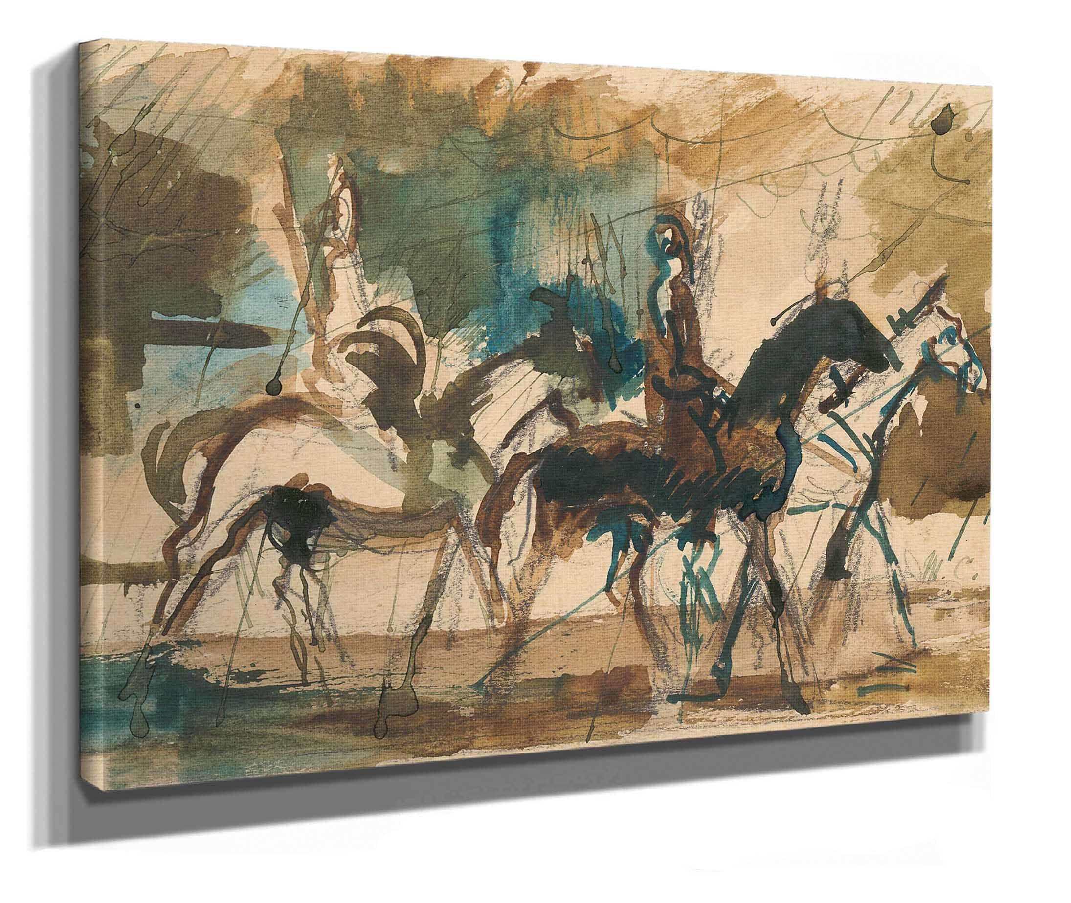 Study For Riders by Cyprian Majernik