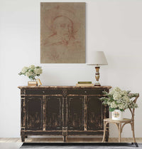 Study For Self Portrait In The Uffizi Gallery Florence by Guido Reni