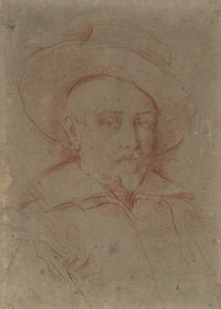 Study For Self Portrait In The Uffizi Gallery Florence by Guido Reni