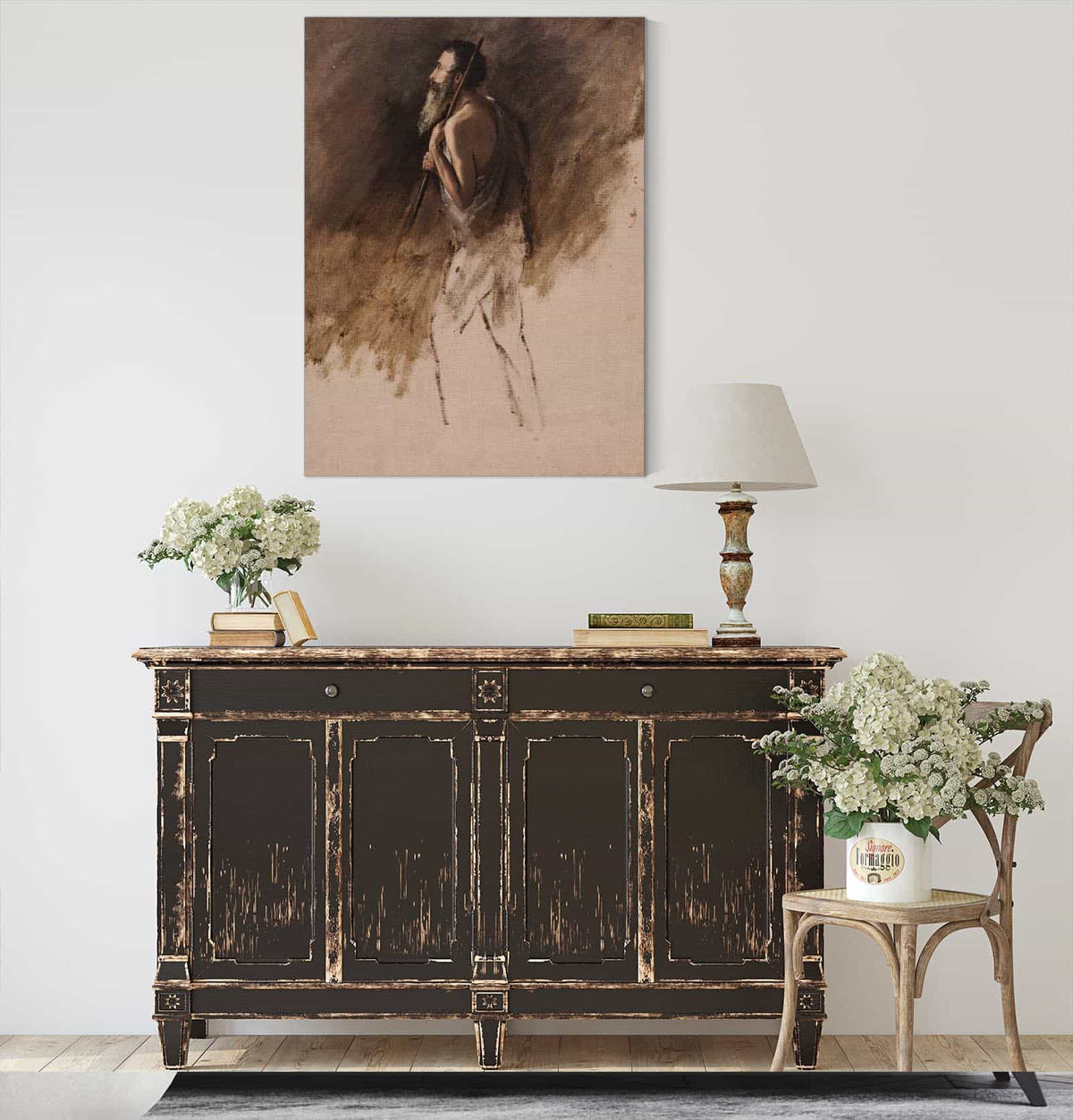 Study For Standing Shepherd Or by Thomas Cole