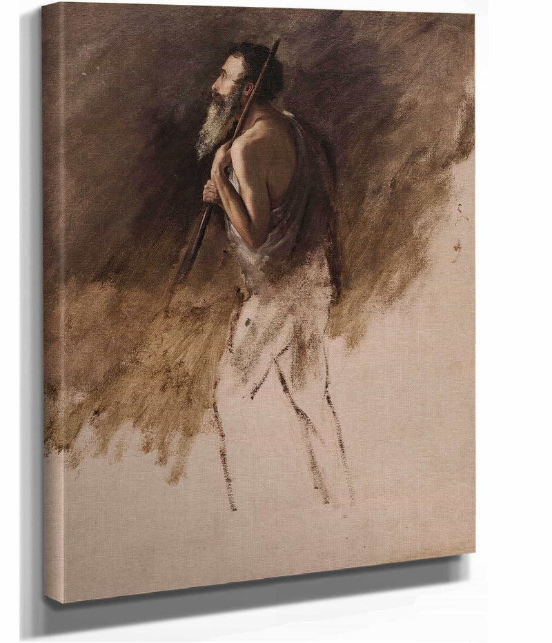 Study For Standing Shepherd Or by Thomas Cole