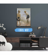 Study For The Boys Playing On The Shore by Albert Edelfelt