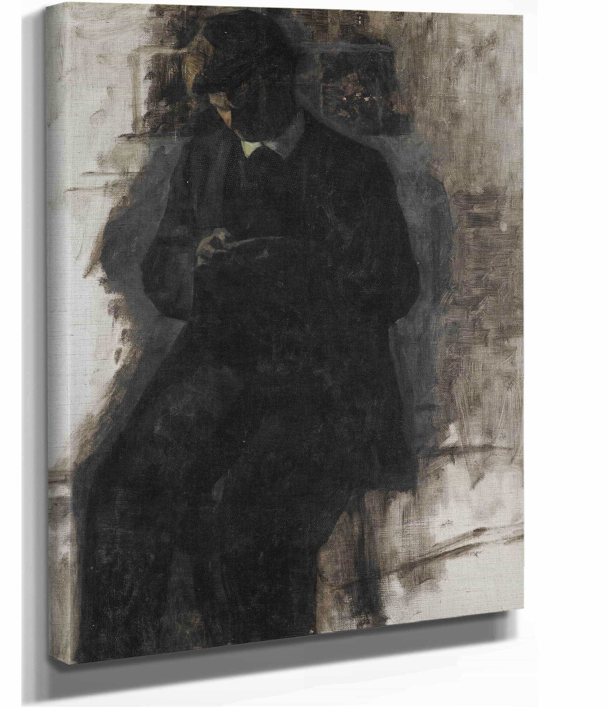 Study For The Coin Collector by Vilhelm Hammershoi