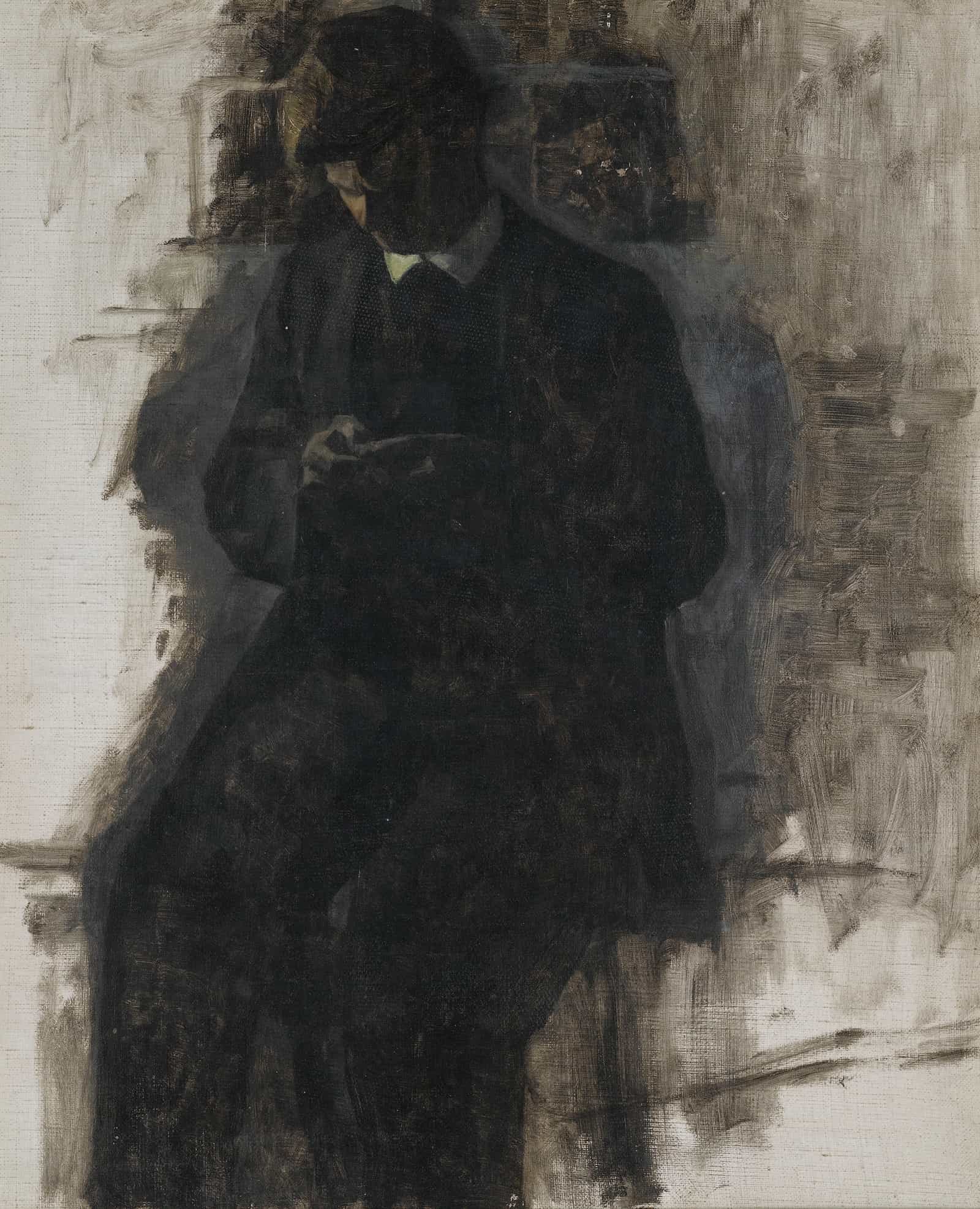 Study For The Coin Collector by Vilhelm Hammershoi