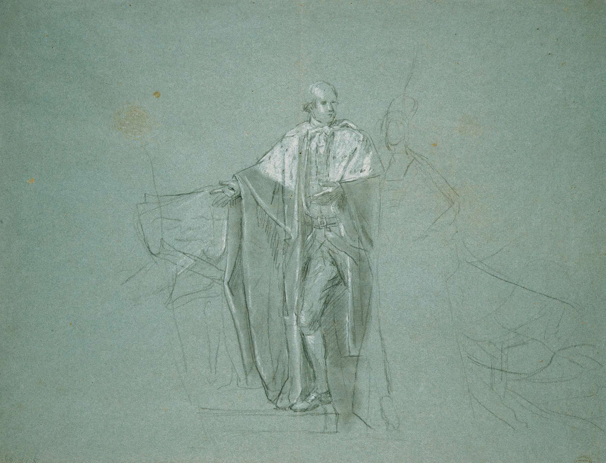 Study For The Death Of The Earl Of Chatham by John Singleton Copley