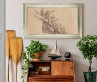 Study For The Defeat Of The Floating Batteries At Gibraltar  by John Singleton Copley