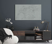 Study For The Defeat Of The Floating Batteries At Gibraltar  by John Singleton Copley