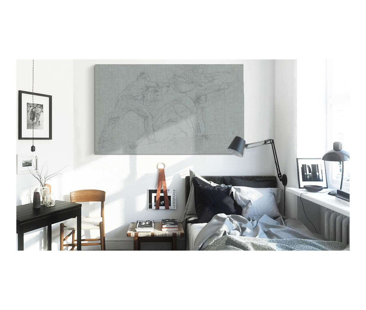 Study For The Defeat Of The Floating Batteries At Gibraltar  by John Singleton Copley