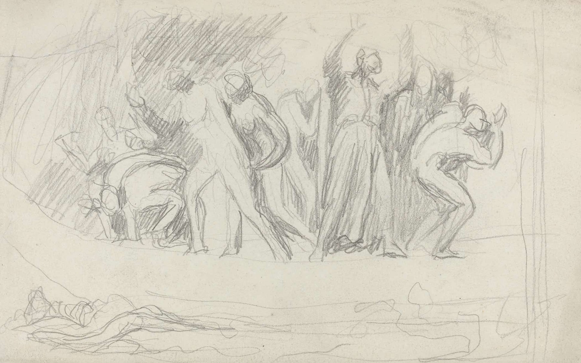 Study For The Deluge S by George Romney
