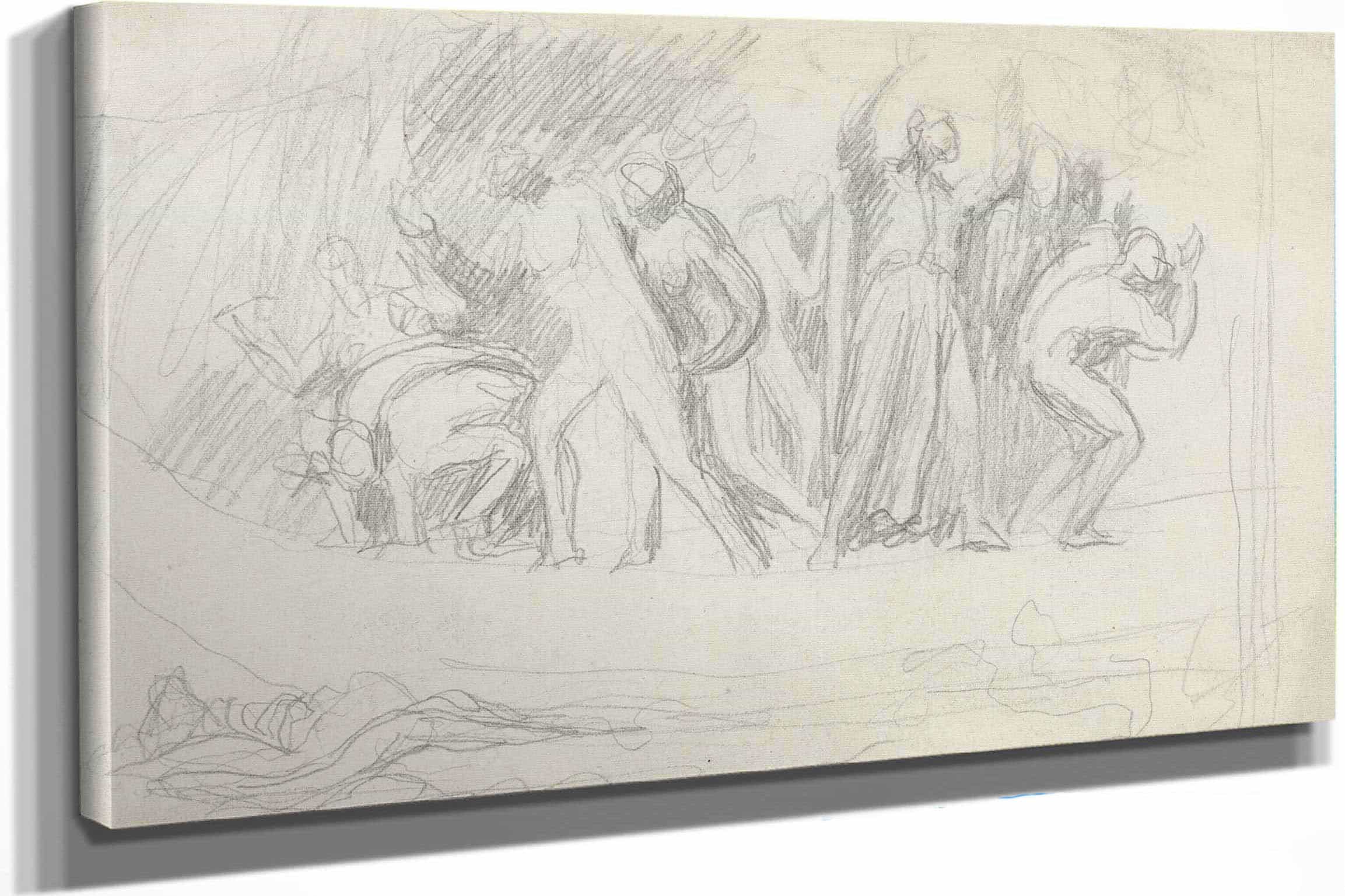 Study For The Deluge S by George Romney