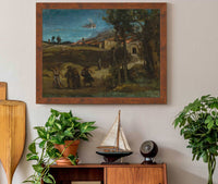 Study For The Destruction Of Sodom by Jean Baptiste Camille Corot