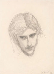 Study For The Head Of Ferdinand In Ferdinand Lured By Ariel by Sir John Everett Millais