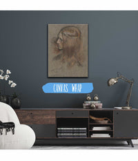 Study For The Head Of Hamlet For The Play Scene In Hamlet by Edwin Austin Abbey