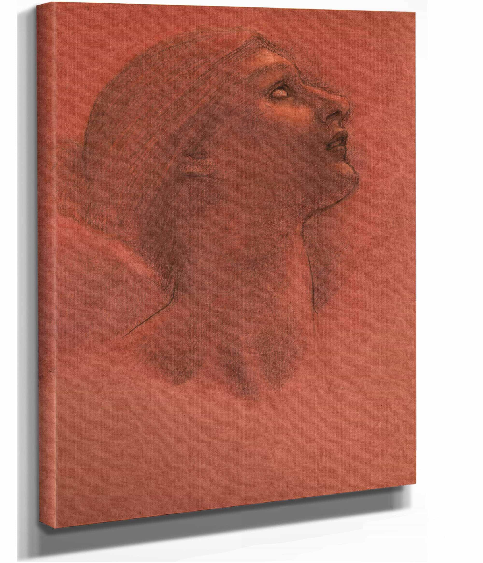 Study For The Head Of Hope by Sir Edward Coley Burne Jones