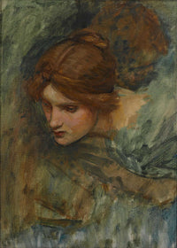 Study For The Head Of Venus In The Awakening Of Adonis by John William Waterhouse