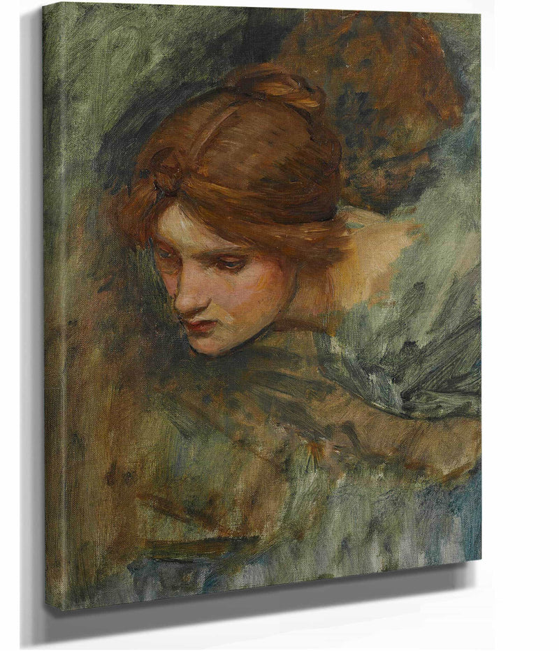 Study For The Head Of Venus In The Awakening Of Adonis by John William Waterhouse