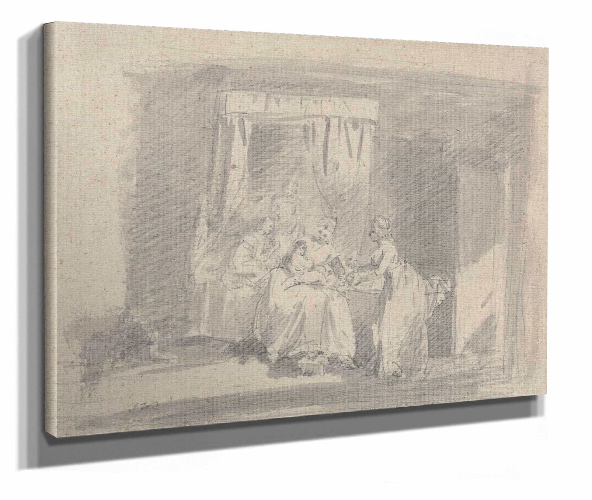 Study For The Mothers Bribe Or The Temptation To Be Washed by James Ward