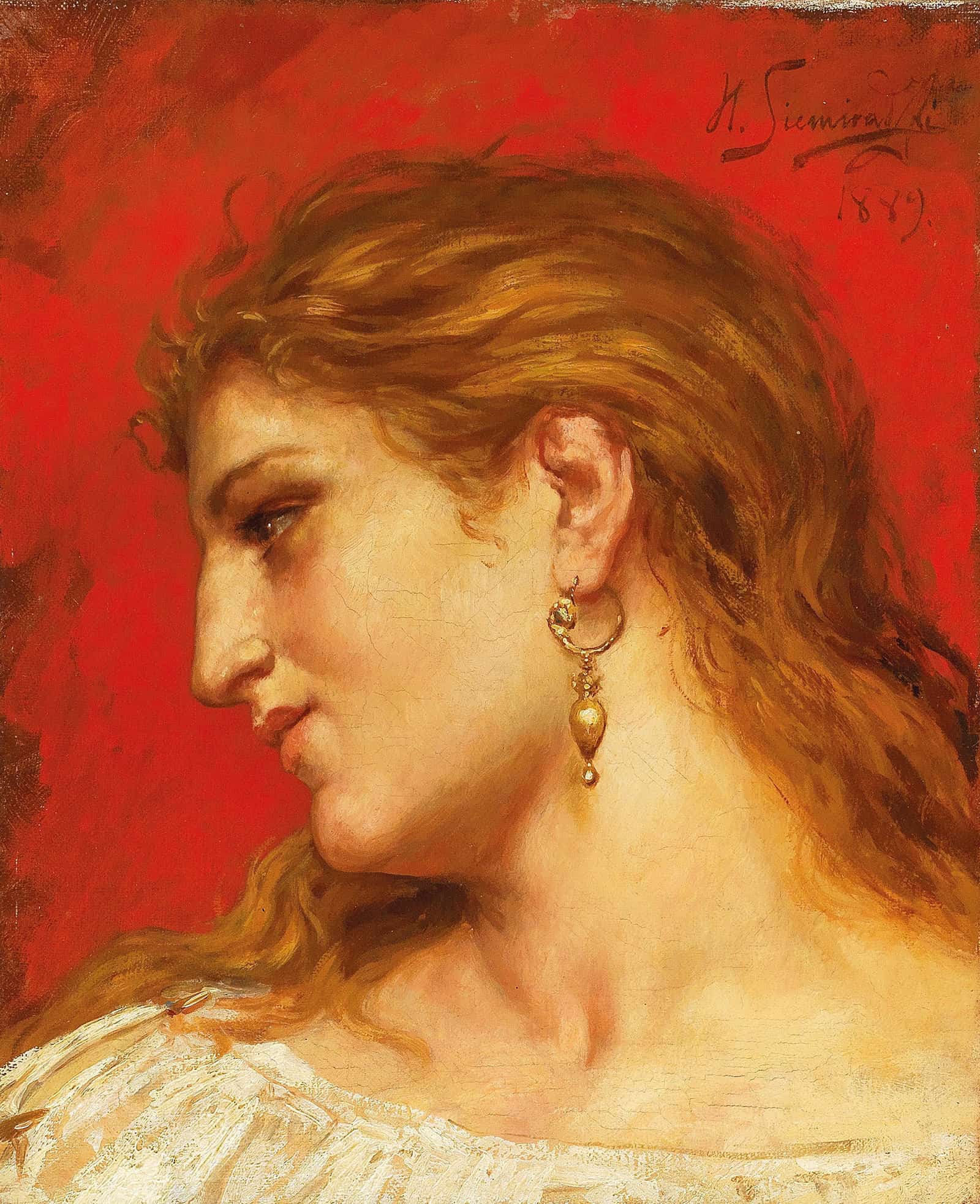Study For The Painting Phryne At The Festival Of Poseidon In Eleusis by Henryk Siemiradzki