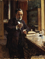 Study For The Portrait Of Louis Pasteur by Albert Edelfelt