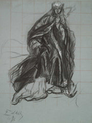 Study For The Queen From The Play Scene Hamlet Act Scene by Edwin Austin Abbey
