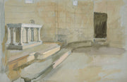 Study For The Quest Of The Holy Grail Series Of Fifteen Paintings For The Boston Public Library Completed In by Edwin Austin Abbey