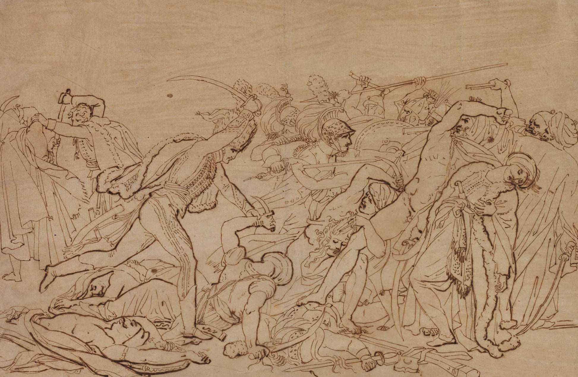 Study For The Revolt Of Cairo by Anne Louis Girodet Trioson