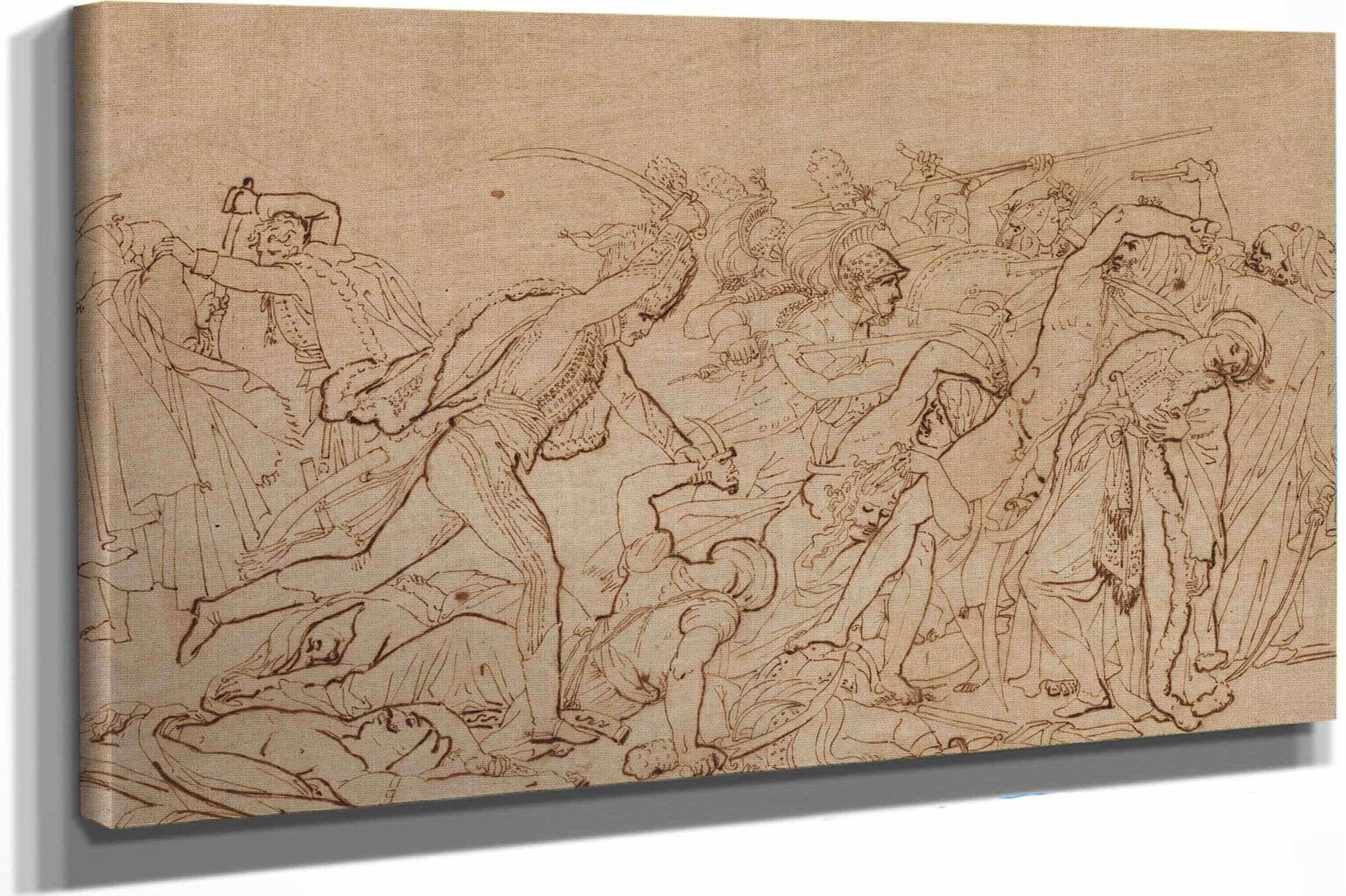 Study For The Revolt Of Cairo by Anne Louis Girodet Trioson