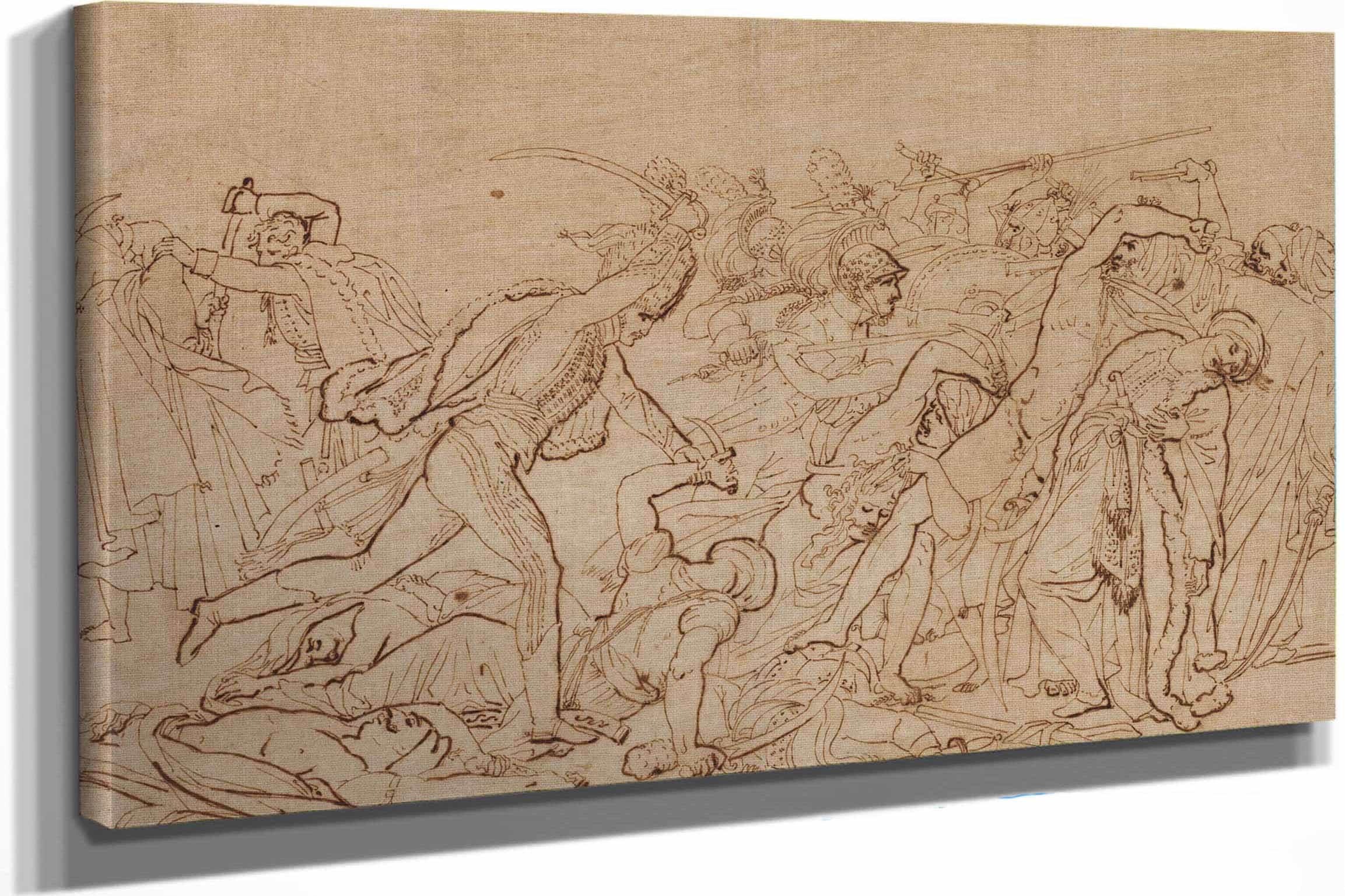 Study For The Revolt Of Cairo by Anne Louis Girodet Trioson