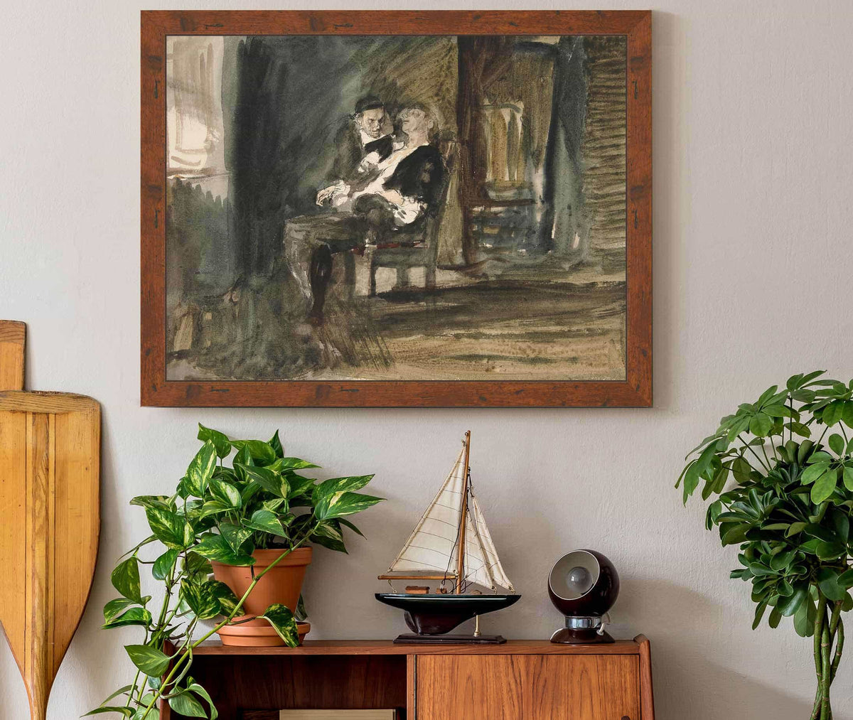 Study For The Scarlet Letter Oil Painting by Edwin Austin Abbey