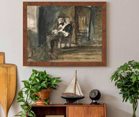 Study For The Scarlet Letter Oil Painting by Edwin Austin Abbey