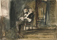 Study For The Scarlet Letter Oil Painting by Edwin Austin Abbey