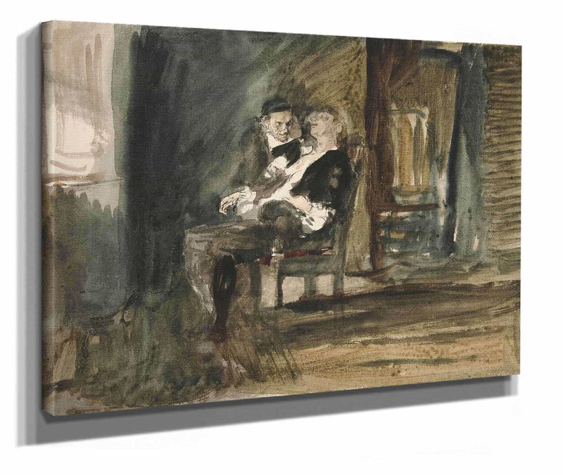 Study For The Scarlet Letter Oil Painting by Edwin Austin Abbey