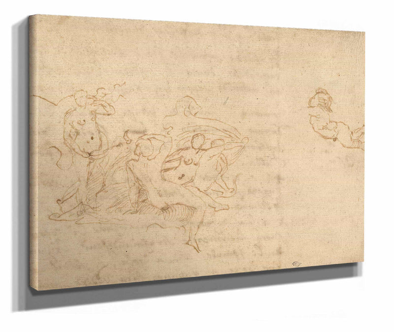 Study For The Triumph Of Neptune And Amphitrite by Nicolas Poussin