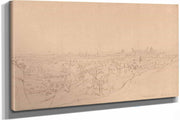 Study For The View Of Cambridge From Castle Hill by James Ward