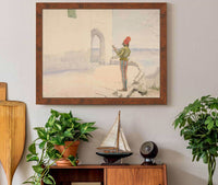 Study For Wandering Minstrel Oil Painting by Edwin Austin Abbey