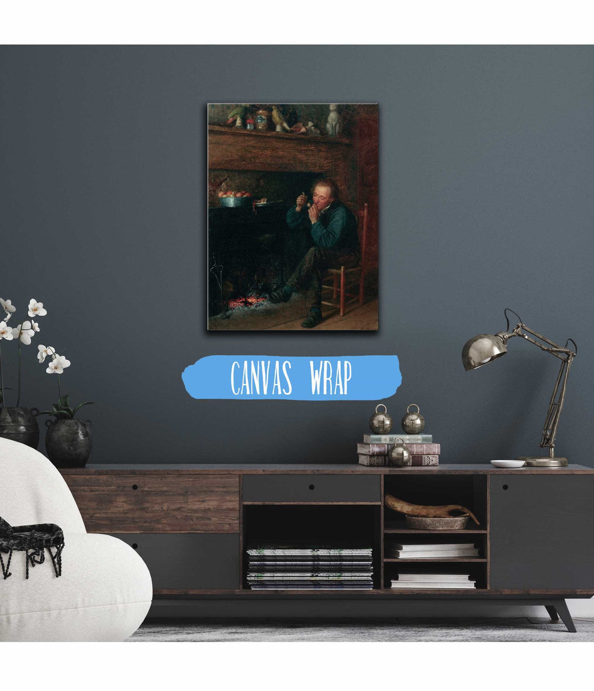 Study From Life Down East by Eastman Johnson