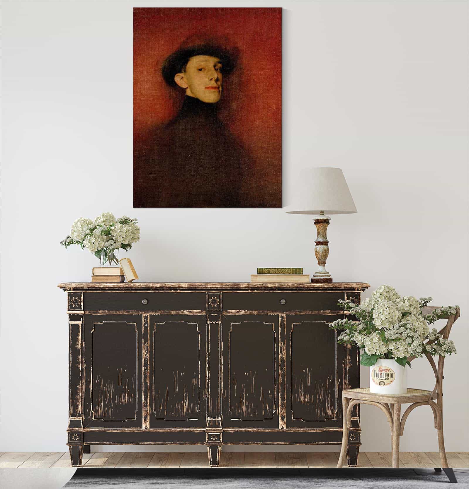 Study From Life For The Portrait Of King Alfons Xiii by Ramon Casas