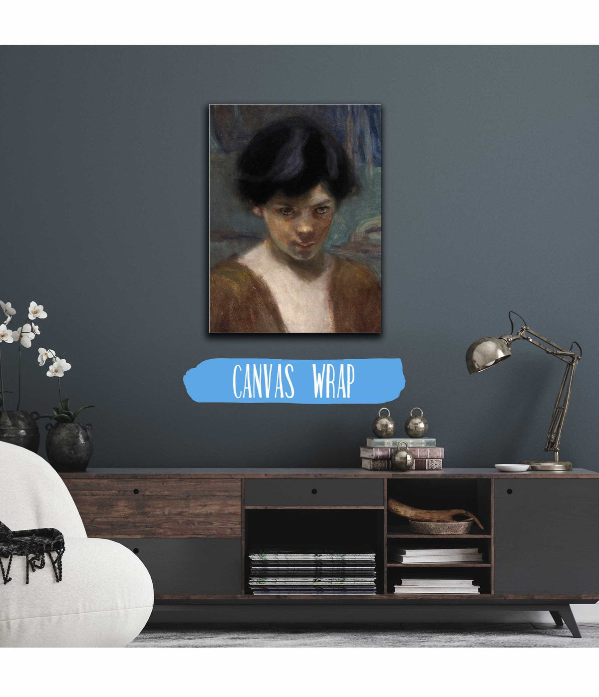 Study Head Of A Boy by Alice Pike Barney