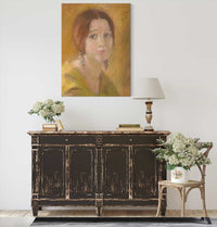 Study Head Of A Woman by Alice Pike Barney