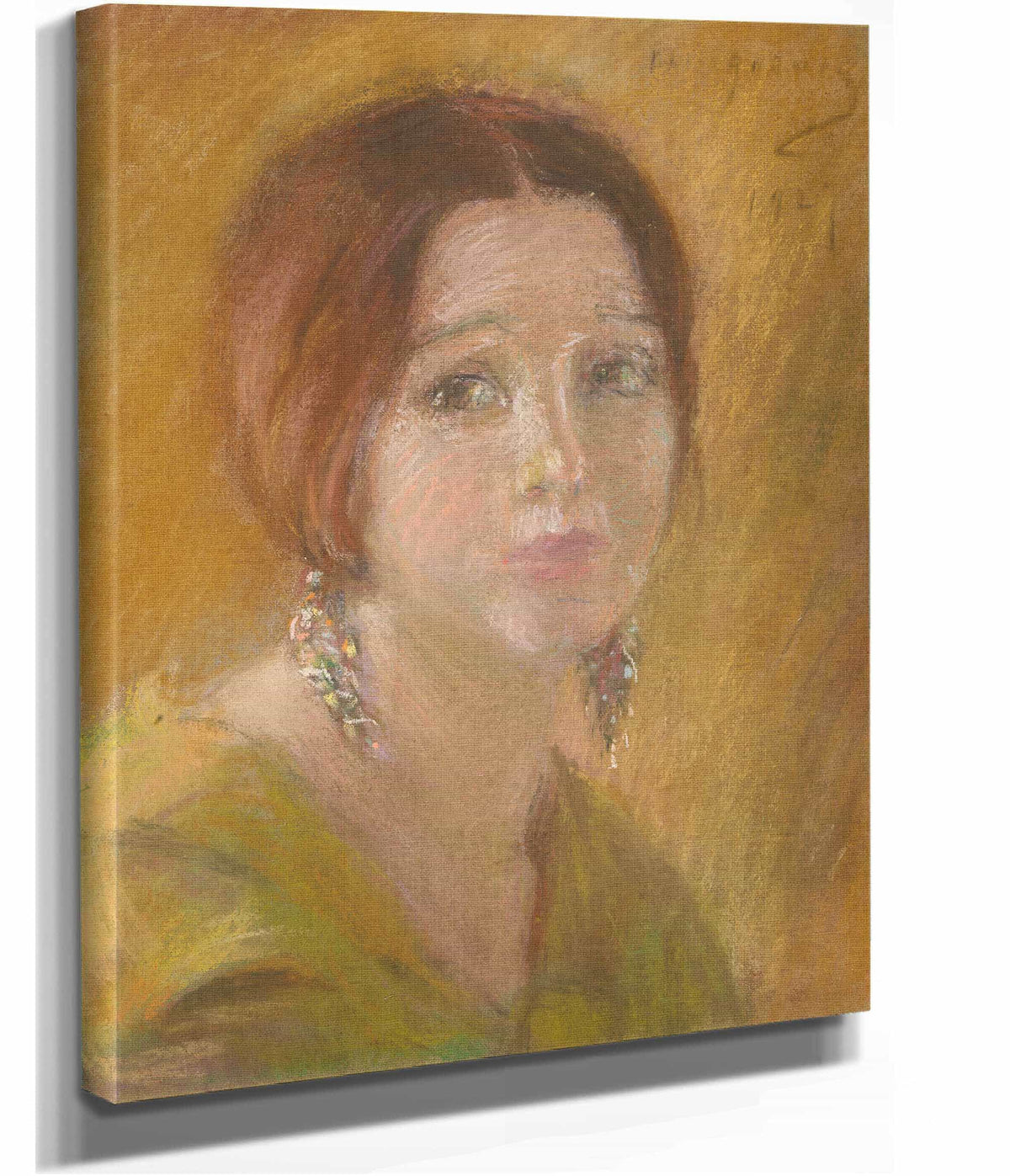 Study Head Of A Woman by Alice Pike Barney