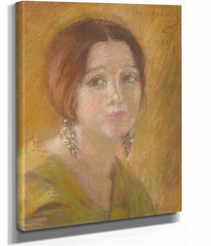 Study Head Of A Woman by Alice Pike Barney