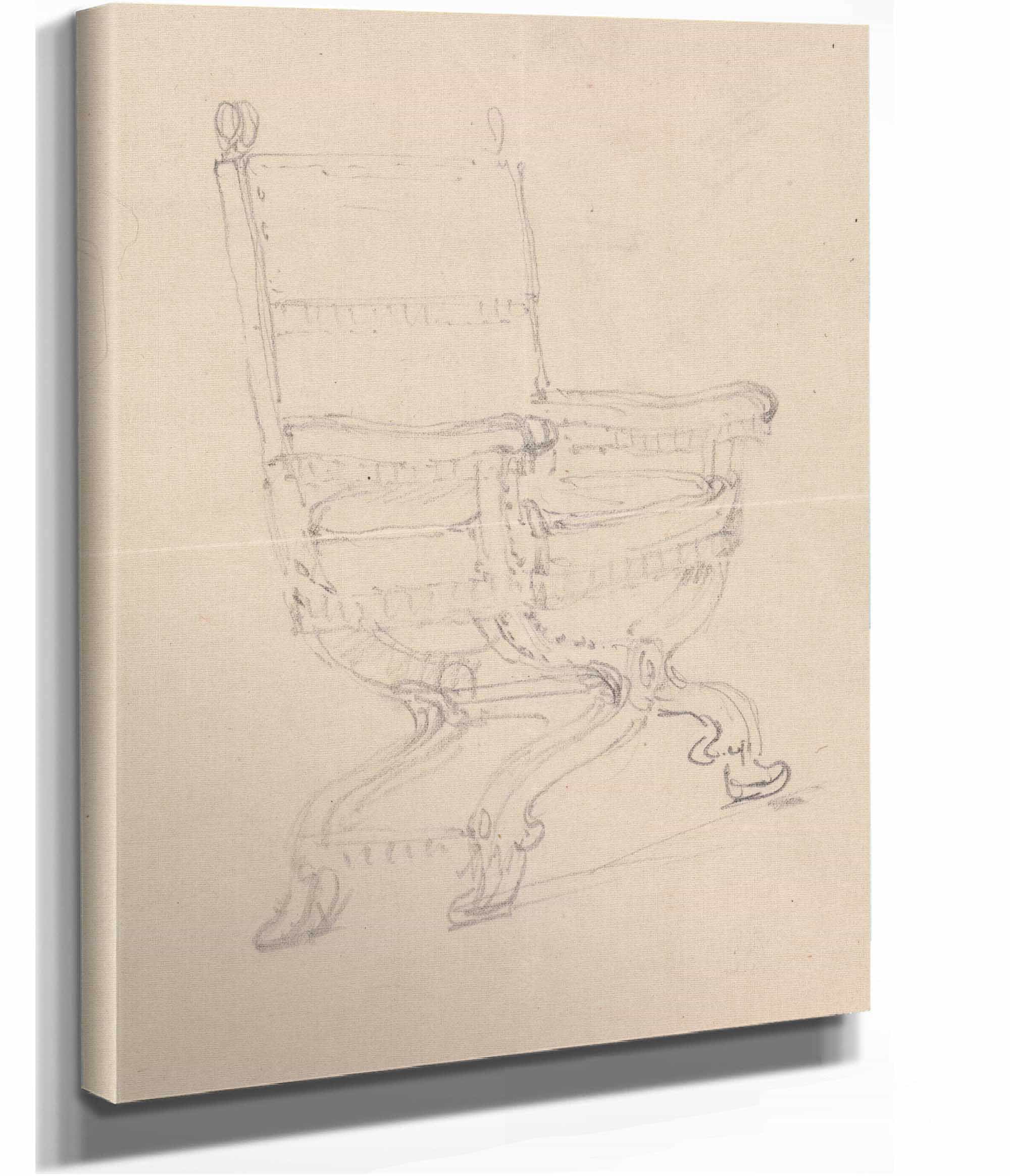 Study Of A Chair by Robert Smirke