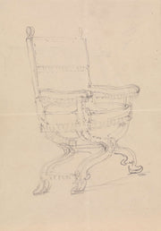 Study Of A Chair by Robert Smirke
